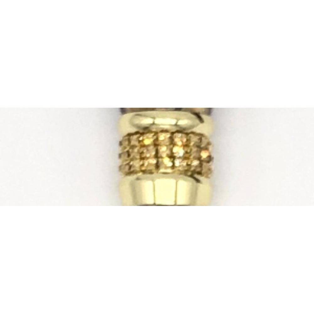 Walking Cane Adjustable Khaki Rhinestone Pearls k7