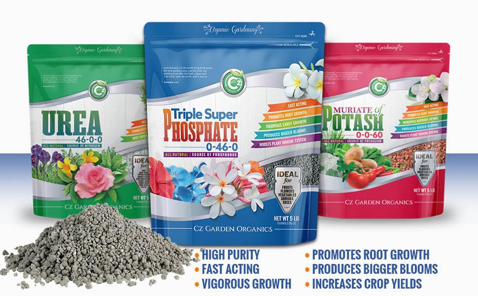 Triple Super Phosphate 0-46-0 Fertilizer for Plants and Flower Gardens a7k