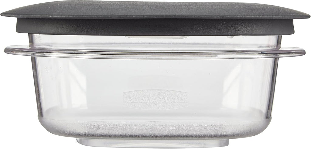 Rubbermaid Premier Easy Find Lids Food Storage Containers, 1.25 Cup, Gray U117161