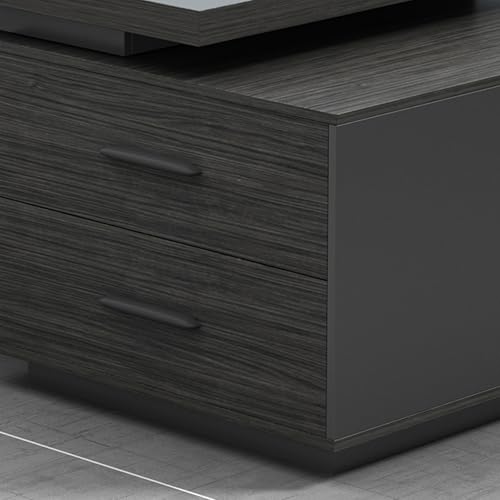 94-Inch Executive Desk for Home Office, Modern Computer Workstation F626
