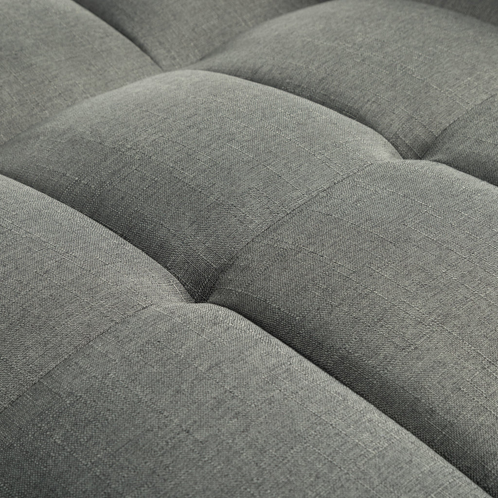 BSHTI Futon Sofa Bed with Split Back and Tapered Wood Legs Y256