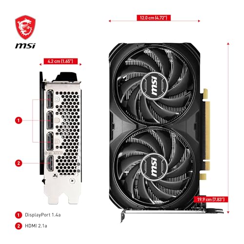 Graphics Card 8GB GDDR6 PCIe 4.0 DLSS3 k7