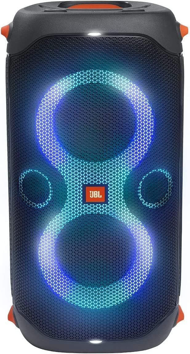 JBL PartyBox 110 Portable Bluetooth Speaker with Built-in Lights, Black V152405