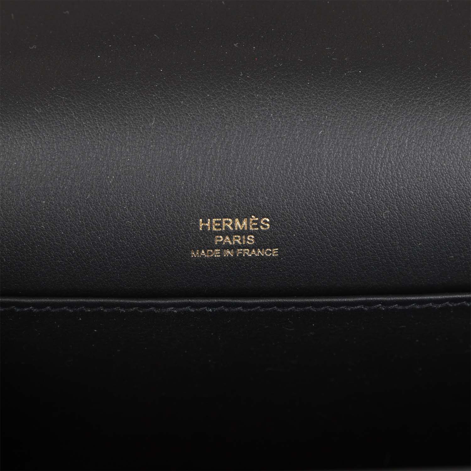 Black Chevre Gold Hardware Bag k7