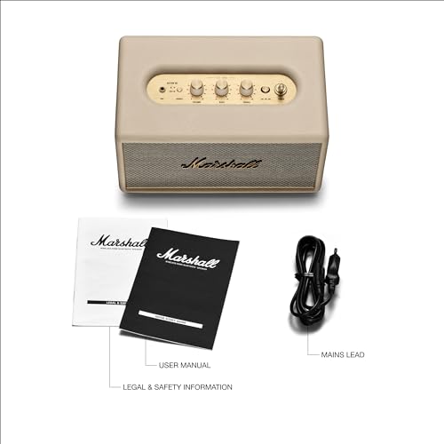Marshall Acton III Bluetooth Home Speaker, Cream Q25925