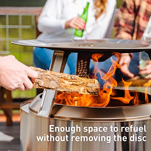 Solo Stove Bonfire 25 Inch Heat Deflector - 304 Stainless Steel D46035