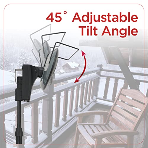 Outdoor Patio Electric Heater with Stand and 3 Heat Settings k7