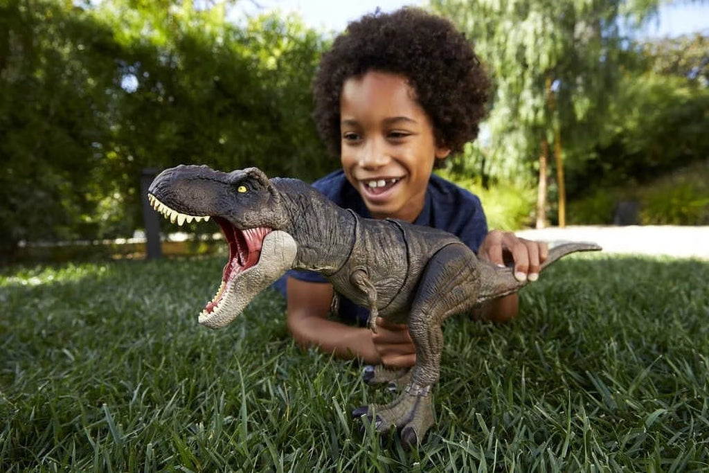 Tyrannosaurus Rex Dinosaur Action Figure 21in Sound Chomp Thrash Play k7