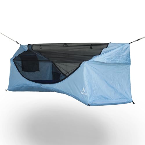 Haven Tents Lay Flat Hammock Tent with Mosquito Net, Insulated Pad and Rainfly M380