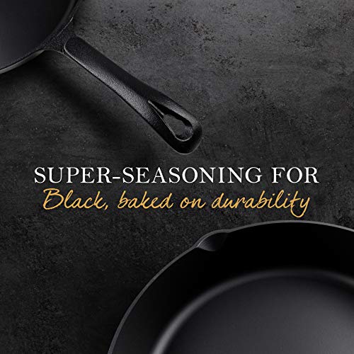 Australian Cast Iron Skillet 10 Inch Non-stick Pre-seasoned Frying Pan S933667