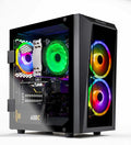 Skytech Blaze II Gaming PC Desktop &ndash; Intel Core i3 10105F 3.7 GHz, GTX 1650, 500GB SSD, 16G DDR4 3200, 600W Gold PSU, AC Wi-Fi, Windows 10 Home 64-bit