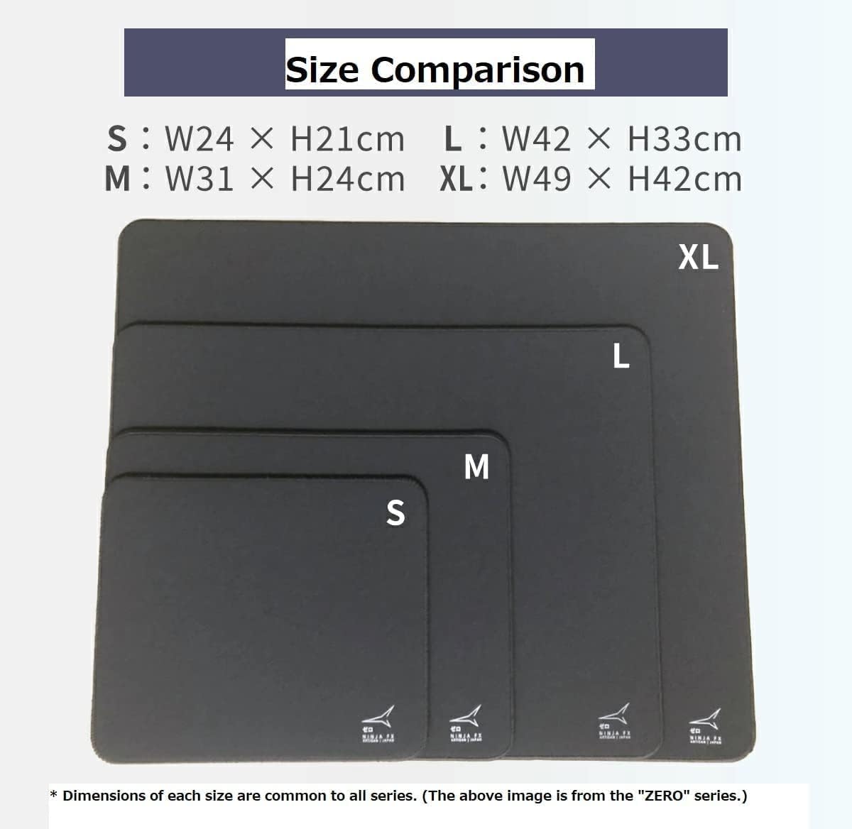 ARTISAN FX HAYATEOTSU NINJABLACK Gaming Mousepad Large X-Soft E810