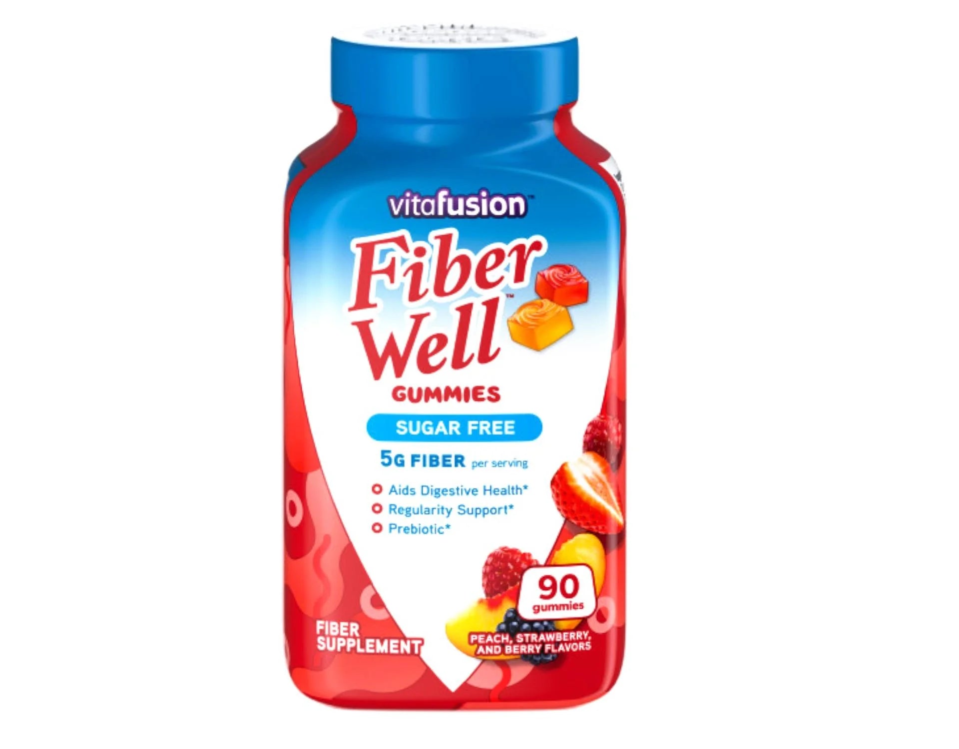 Vitafusion Fiber Well Sugar Free Fiber Supplement Gummy Vitamins for Men E77277
