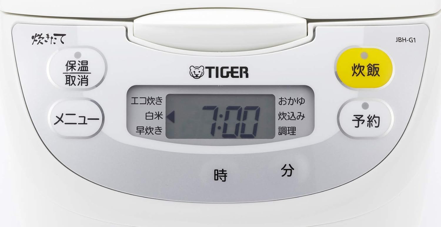 Tiger JBH-G101-W Microcomputer Rice Cooker White S383