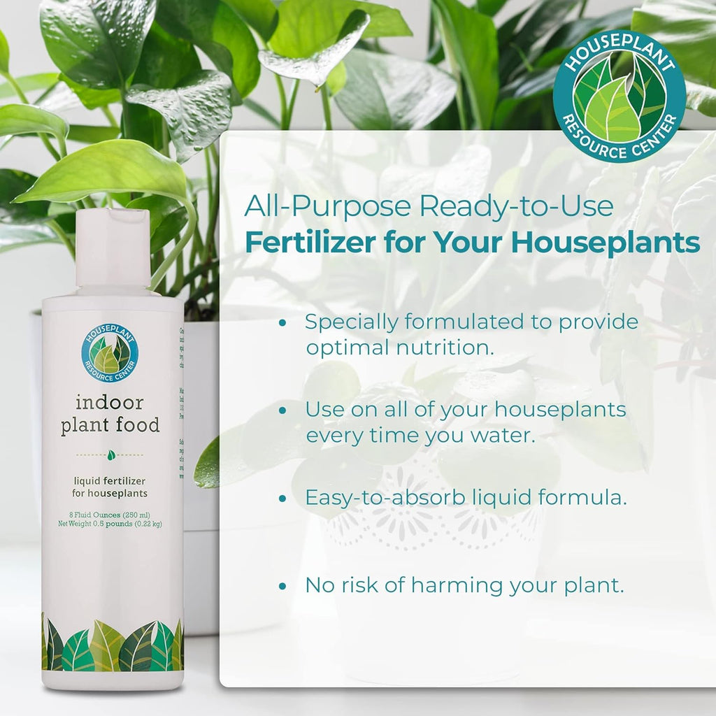 Indoor Plant Food Organic Liquid Fertilizer for Pothos Peace Lily Monstera Cactus 8 oz k7
