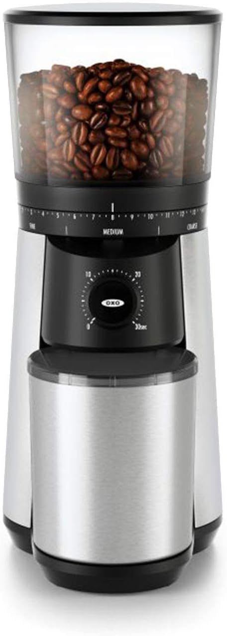OXO BREW 9 Cup Programmable Coffee Maker with Conical Burr Grinder - Stainless Steel/Black G500956