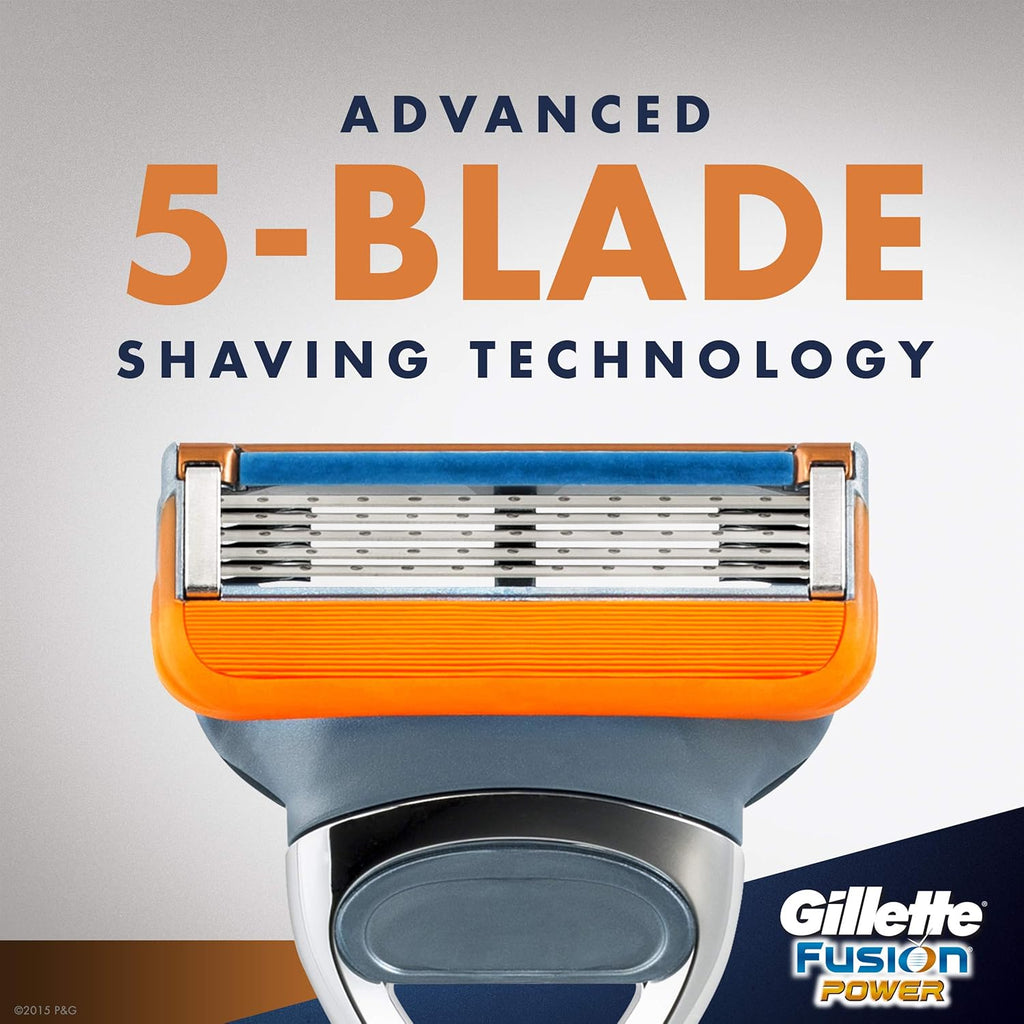 Gillette Fusion Power Men's Razor Blade Refills, 8 Count J6555