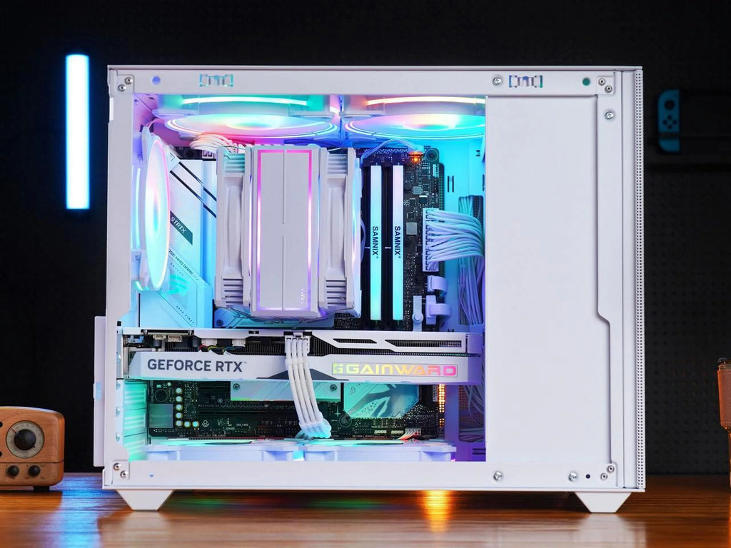 SAMA IM01 Pro Mini Micro ATX Tower Computer Case Tempered Glass X2164