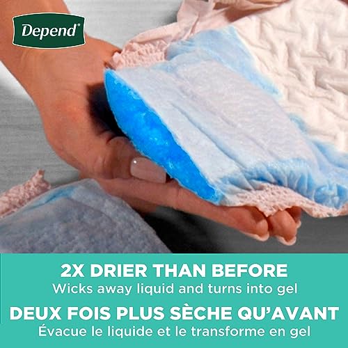 Disposable Incontinence Underwear for Women, Maximum Absorbency, Medium, 18 Count k7m