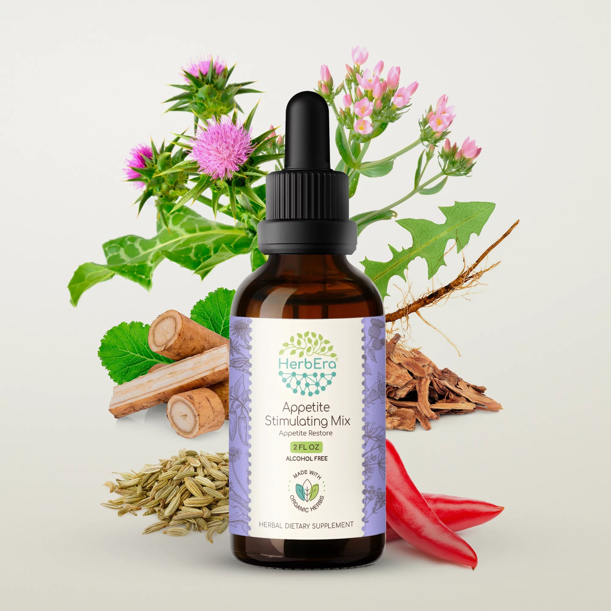 Appetite Stimulating Mix Alcohol-FREE Extract Tincture. Appetite Restore 2 oz