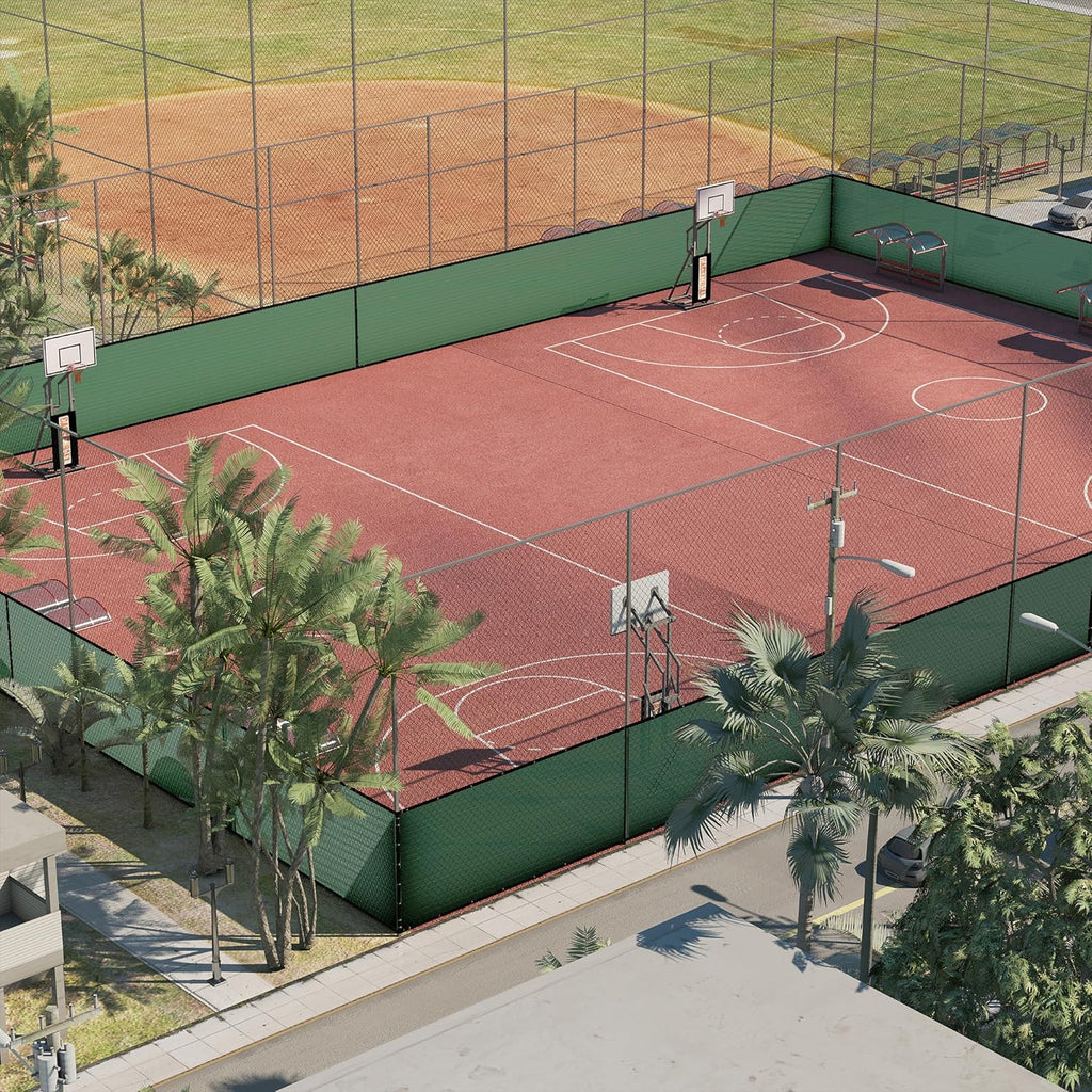 Green Fence Privacy Screen 6x50 ft Heavy Duty Windscreen a7