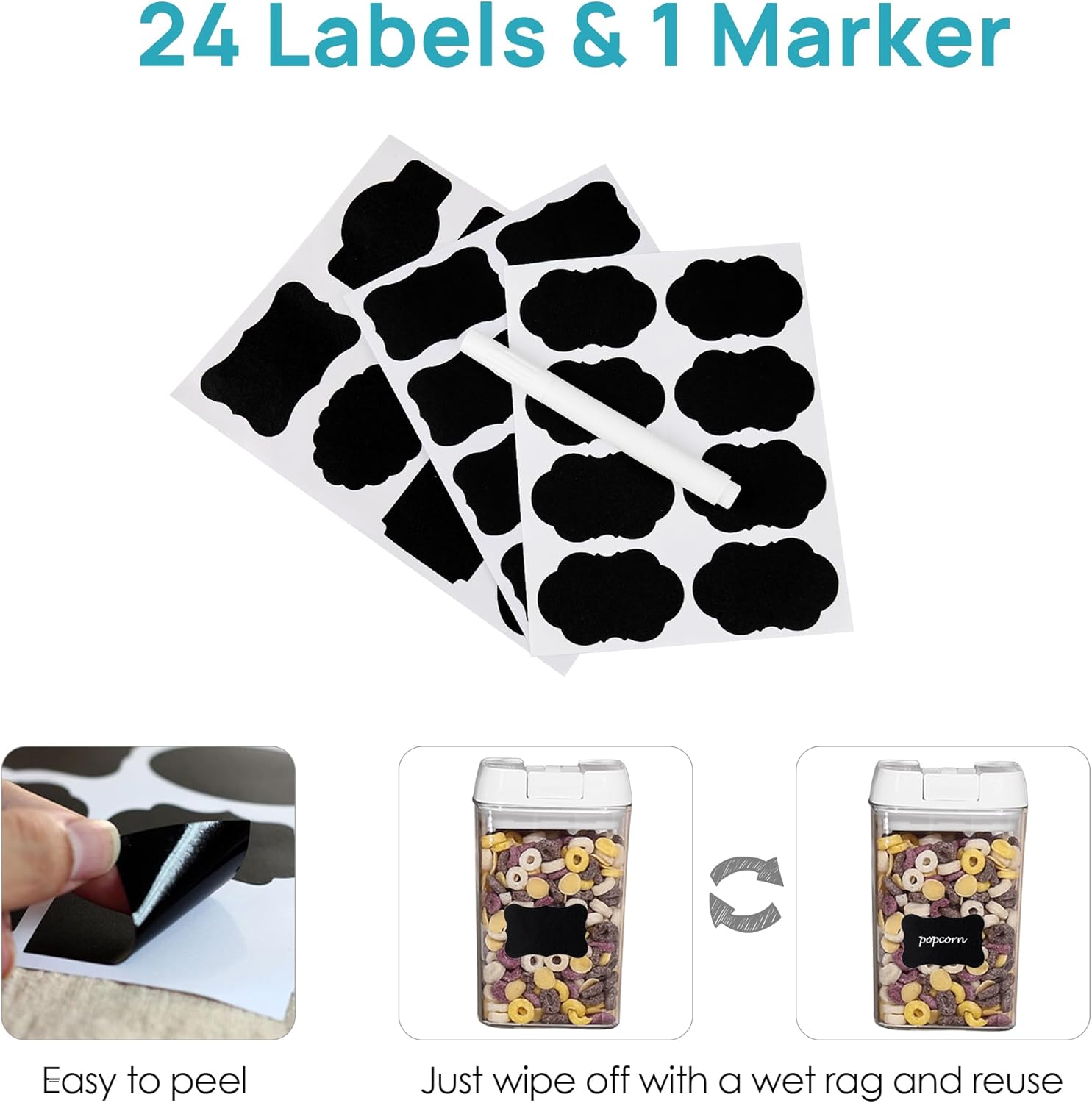 Vtopmart 14 PCS Airtight Food Storage Containers Set with Easy Lock Lids O464