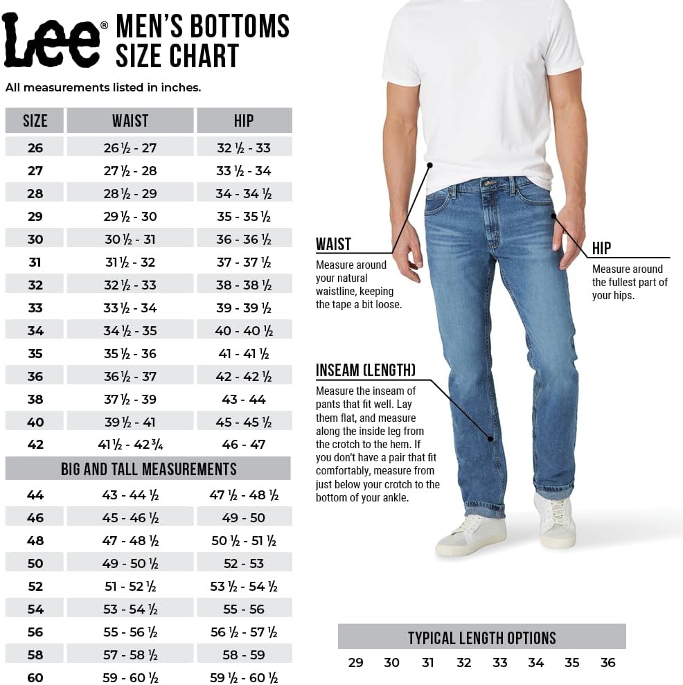 Men's Regular Fit Straight Jean Light Stone 36W x 29L q7