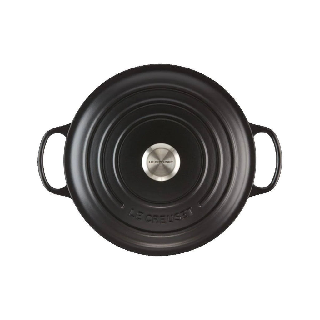 Cast Iron Casserole 22cm Satin Black k7