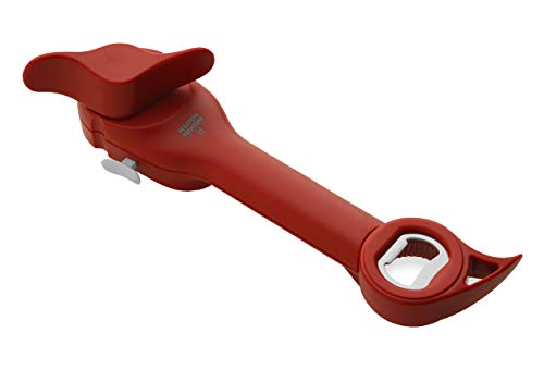 Kuhn Rikon Auto Safety LidLifter Can Opener with Ring Pull, Black D831