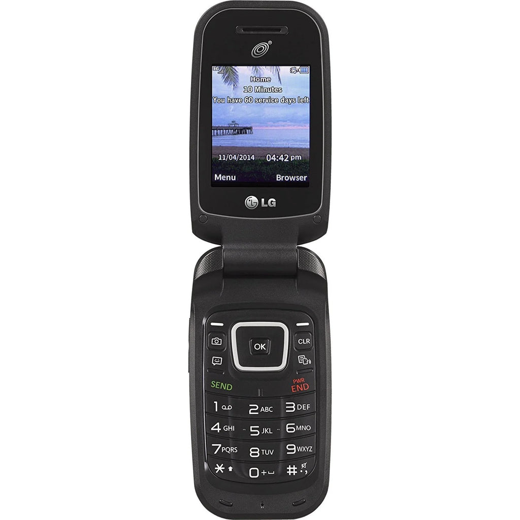TracFone LG L442BG 3G, Balck - Prepaid Phone - Radiant Selections