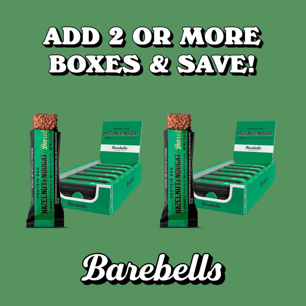 Barebells Protein Bars Hazelnut & Nougat, 12 Count, 20g Protein N29534