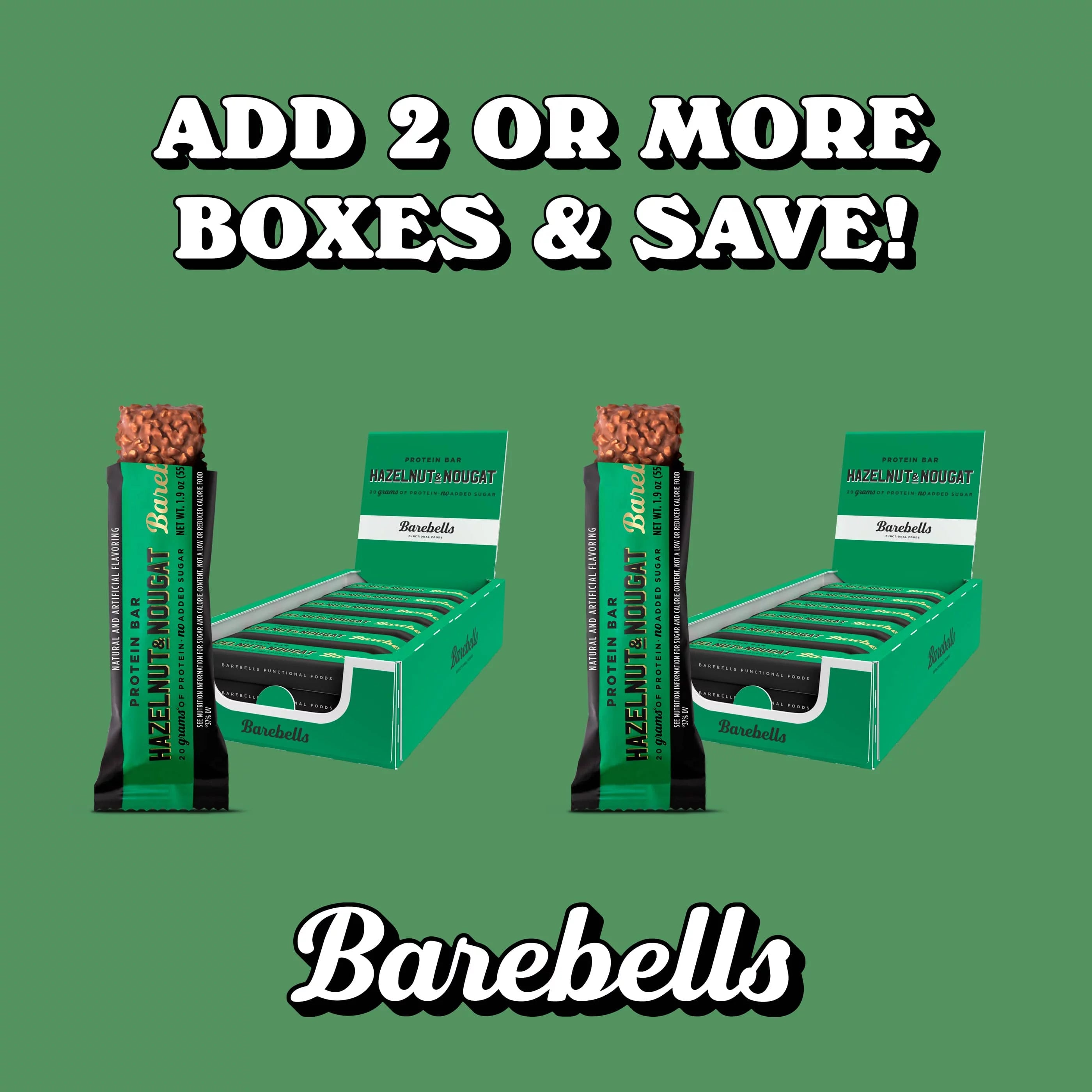 Barebells Protein Bars Hazelnut & Nougat, 12 Count, 20g Protein N29534