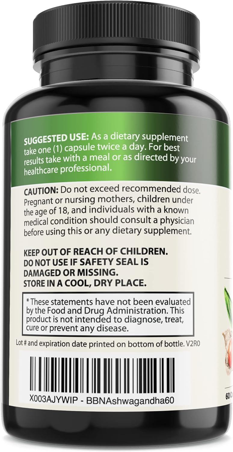 Ashwagandha with Black Pepper Capsules for Stress & Focus Support a7