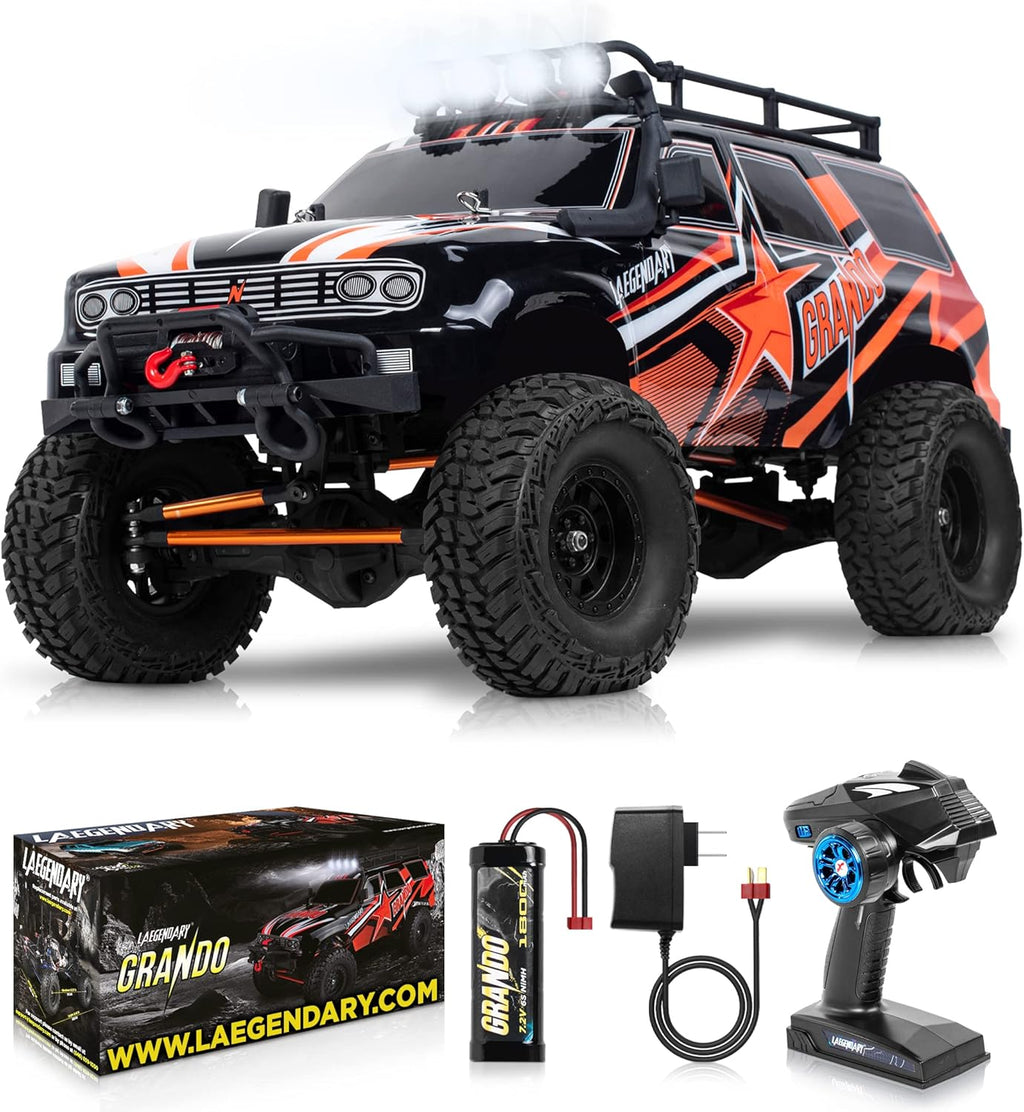 RC Crawler 4x4 Offroad Remote Control Truck for Adults Kids 1:10 Scale A7
