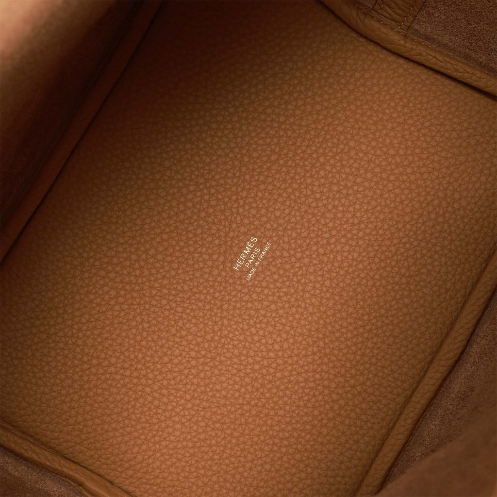 Picotin Lock 22 Bag Clemence Leather Gold Hardware k7