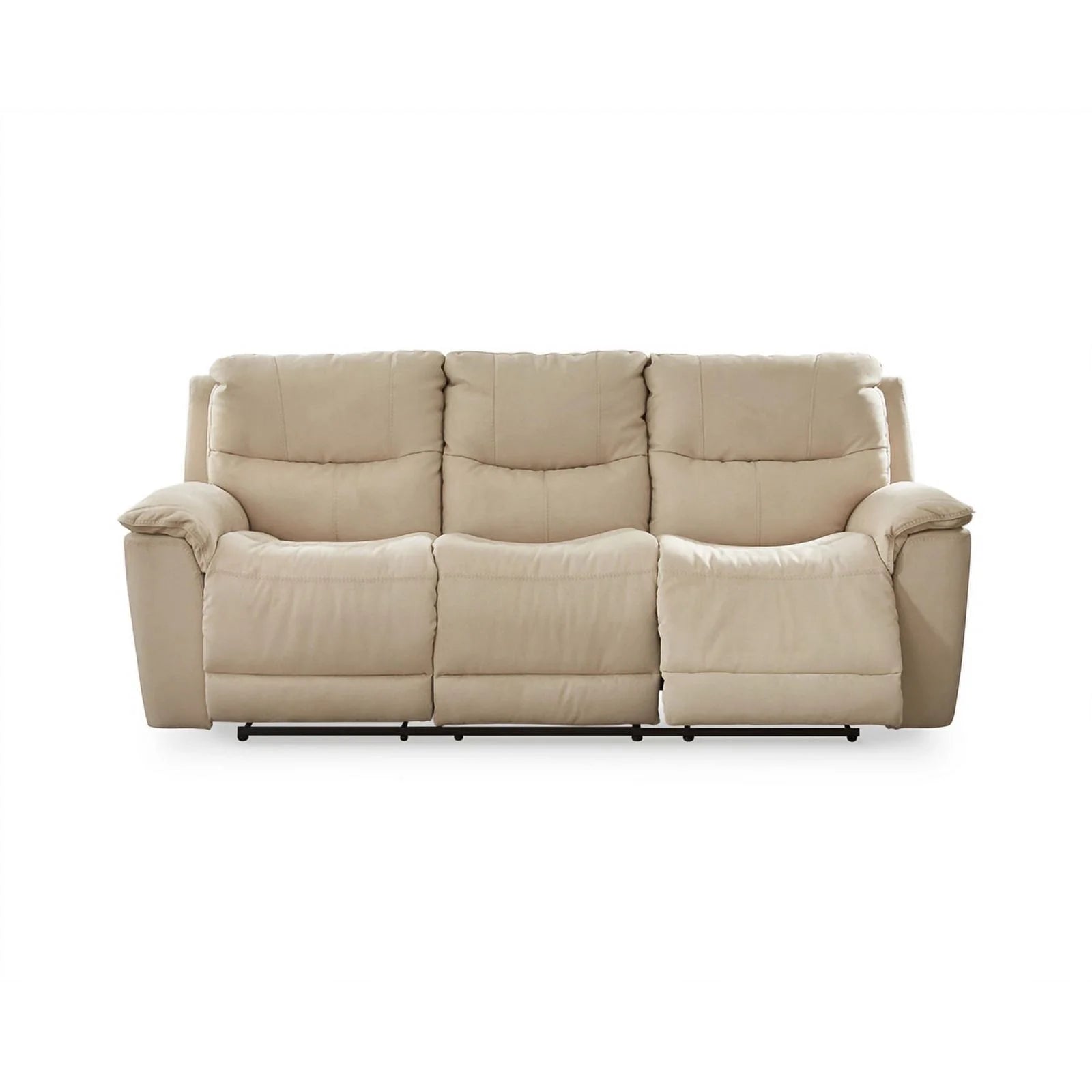 Ashley Furniture Gaucho Faux Leather Power Reclining Sofa Latte C221