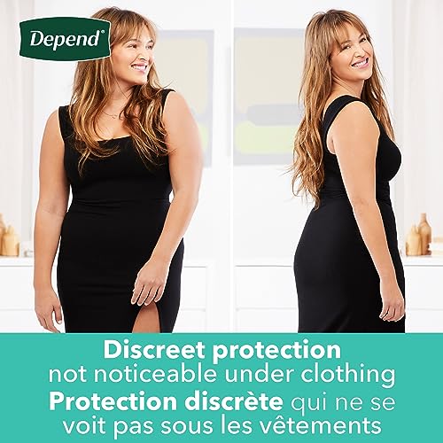 Disposable Incontinence Underwear for Women, Maximum Absorbency, Medium, 18 Count k7m