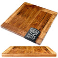 Reclaimed Wood Table Top - Rustic Recycled Solid Wooden Piece Perfect for Signs, Counters, Kitchens, Dining and Coffee Table Tops (Reclaimed Wood Table Top with Metal Edge, 24" x 48")