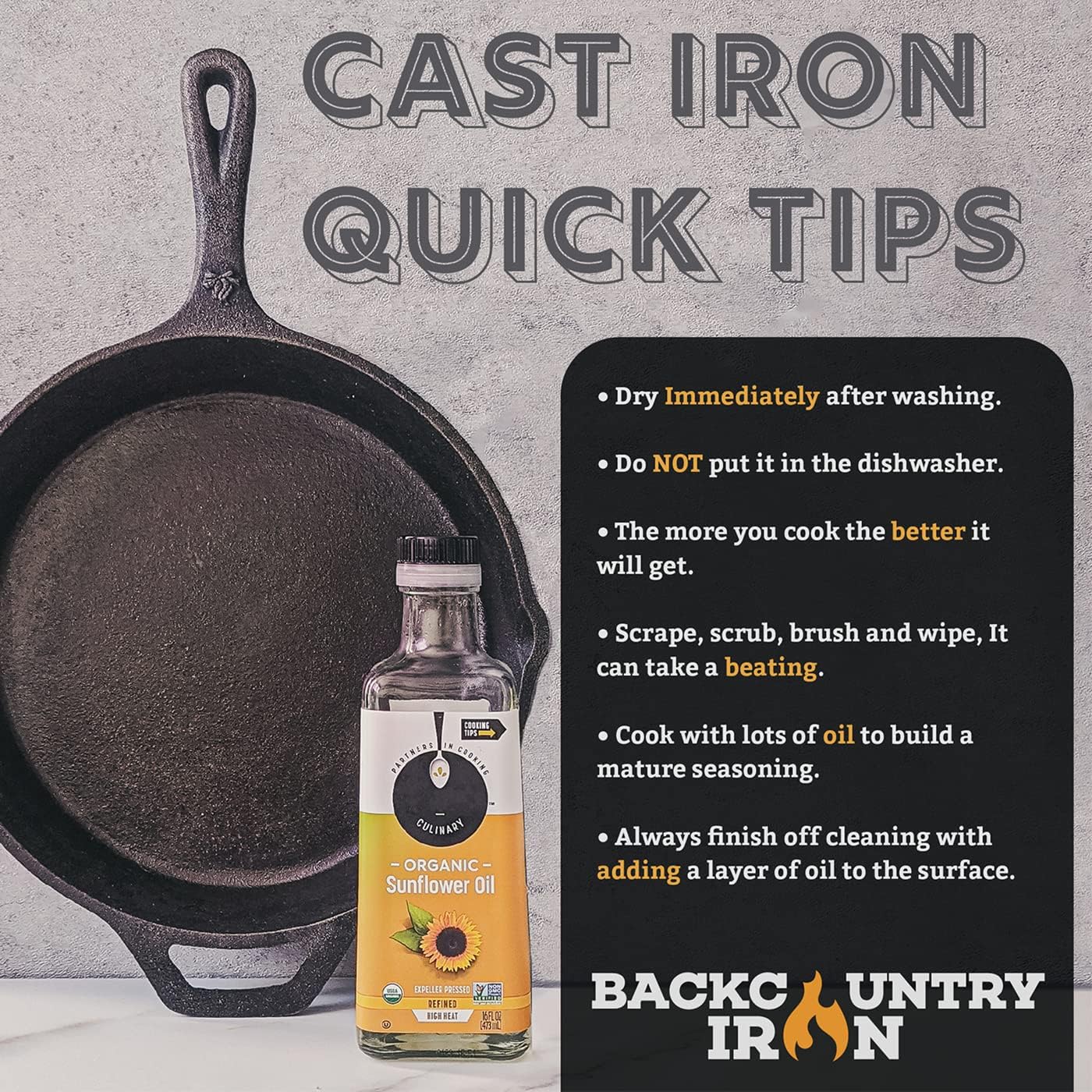 Backcountry Iron 13.5 Inch Pre-Seasoned Cast Iron Pizza Pan S166