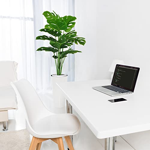 Artificial Areca Palm Plants in Pots 32 Inch Faux Tropical Tree a7