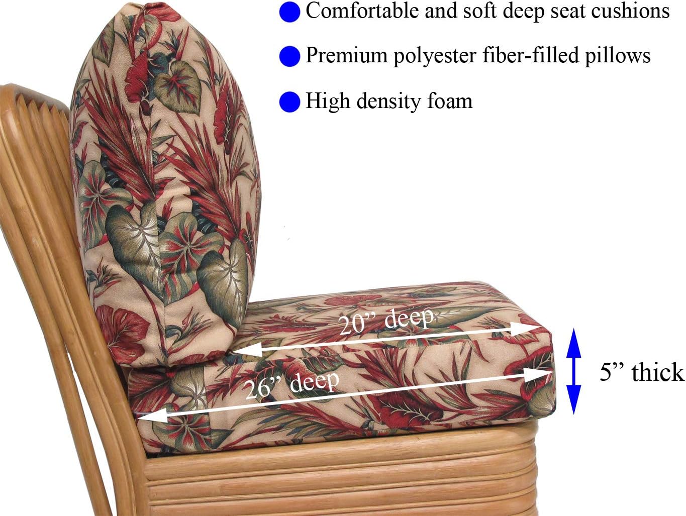 Rattan Loveseat (#1791H-IF) T456