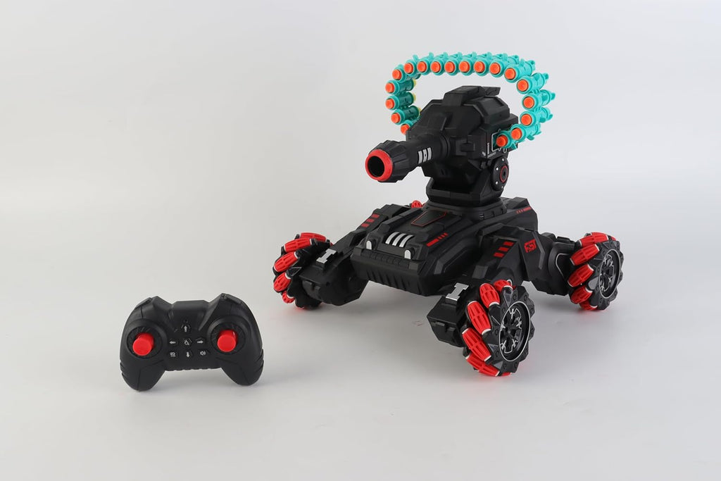 BESTKID BALL RC Tank with Nerf Launcher Shoots Foam Darts Z7928
