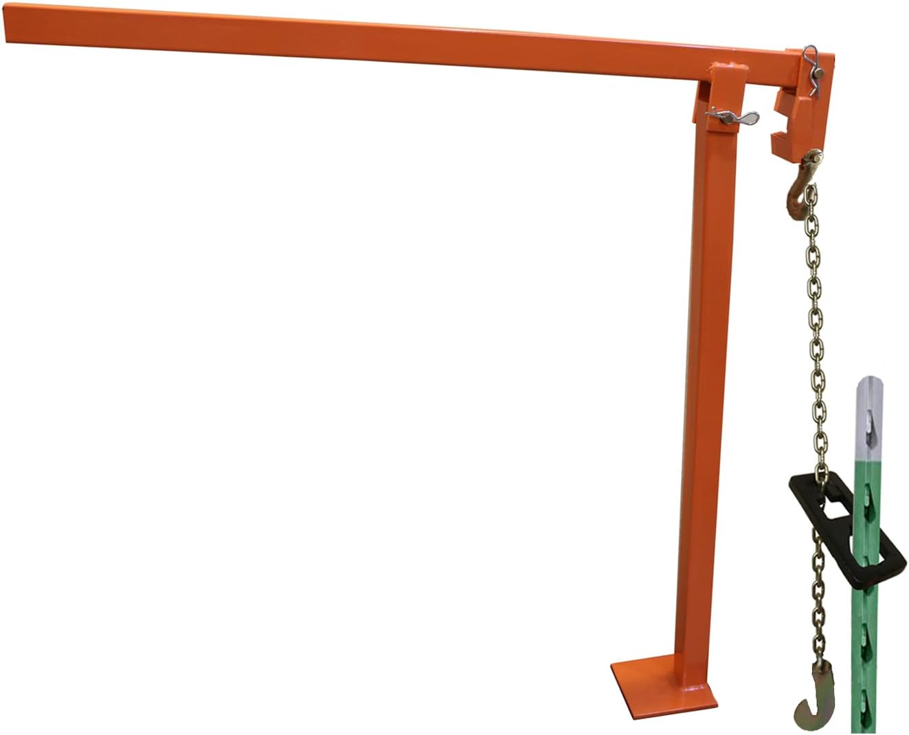 T Post Puller Plate Heavy-Duty Steel Farm Garden Equipment k7m