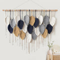 Alynsehom Macrame Wall Hanging, Boho Handmade Woven Tapestry, Chic Wall Art Decor for Bedroom Living room Nursery Apartment Ornament