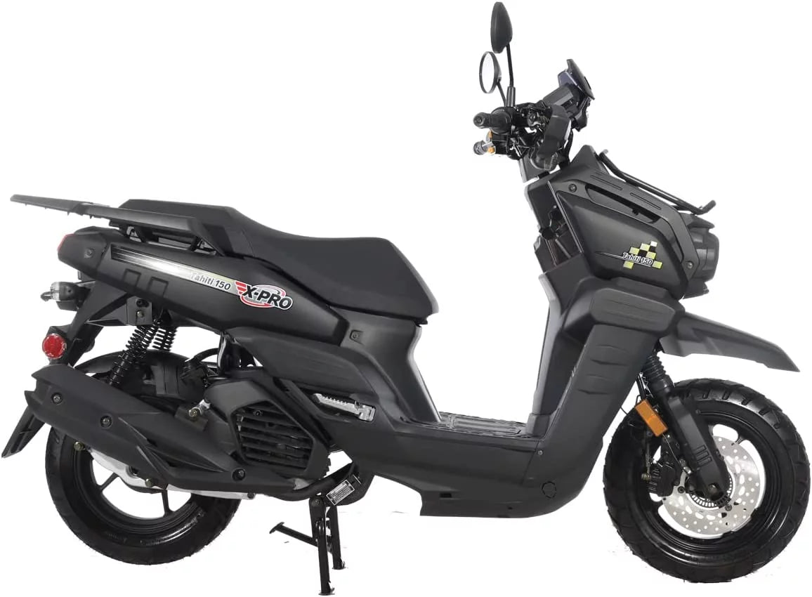 150cc Gas Moped Scooter 12in Aluminum Wheels a7