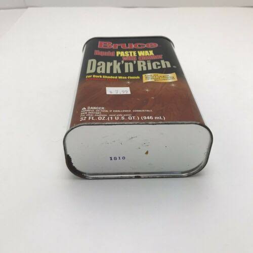 Hardwood Floor Liquid Paste Wax Cleaner Dark Rich Finish k7
