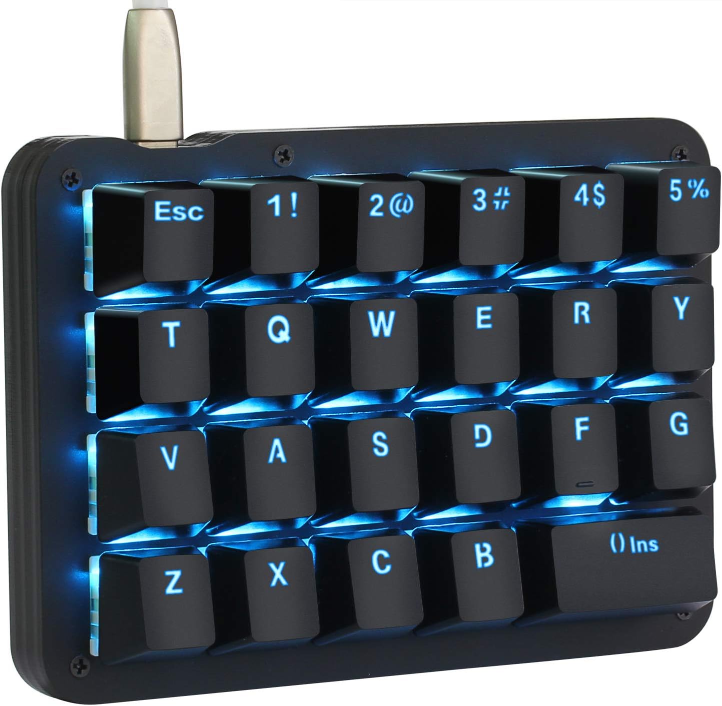 Macro Mechanical Keyboard RGB Backlit 23 Keys Red Switches k7