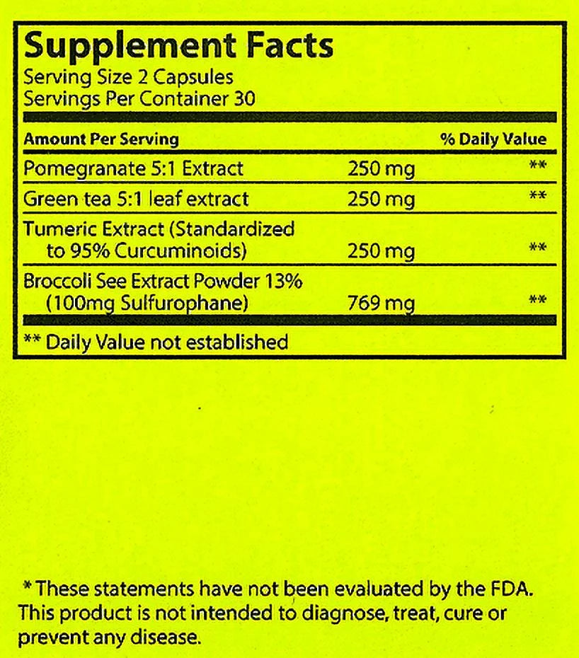POMI 10X - Lower PSA Levels - Vegan Capsules (60ct) J946