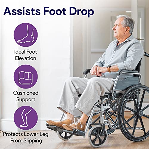 Wheelchair Leg Rest Extenders for Foot Support 22-24 Inch a7
