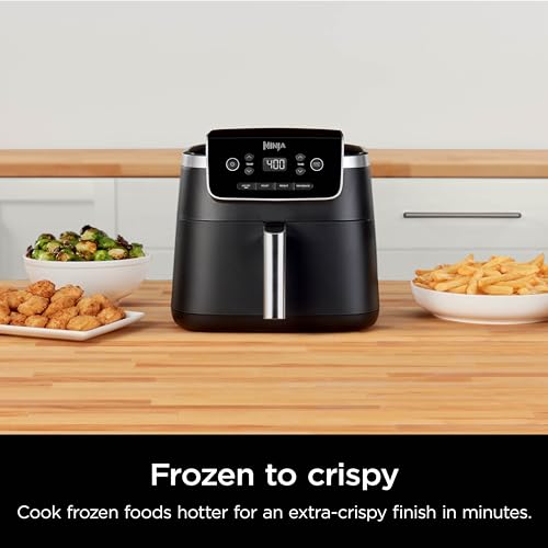 Air Fryer 4-in-1 5 QT Nonstick Basket Grey k7p